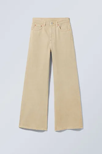 Ace High Wide Jeans - Beige