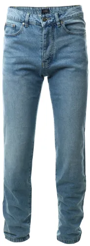 Aces Couture Light Blue Denim Relaxed Fit Rigid Jean