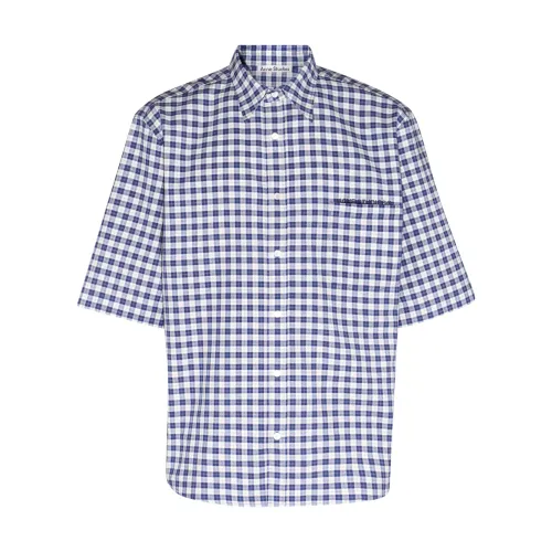 Acne Studios , Casual Shirts ,Blue male, Sizes: