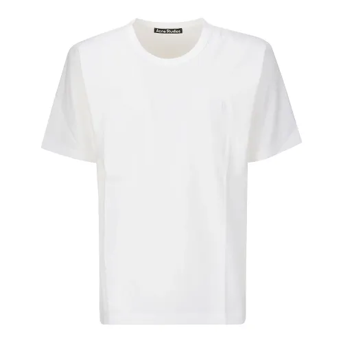 Acne Studios , Fashionable T-Shirt ,White male, Sizes: