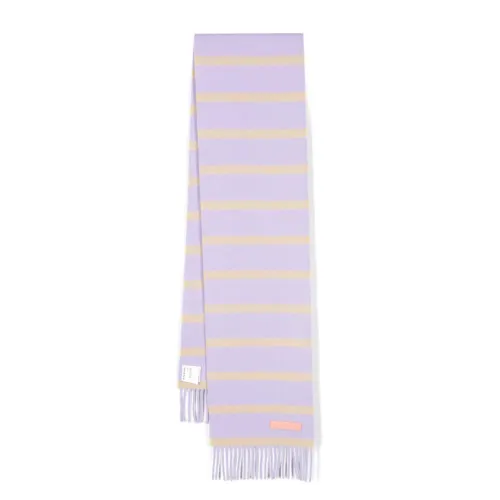Acne Studios , Grey/Pink Scarf ,Pink male, Sizes: ONE