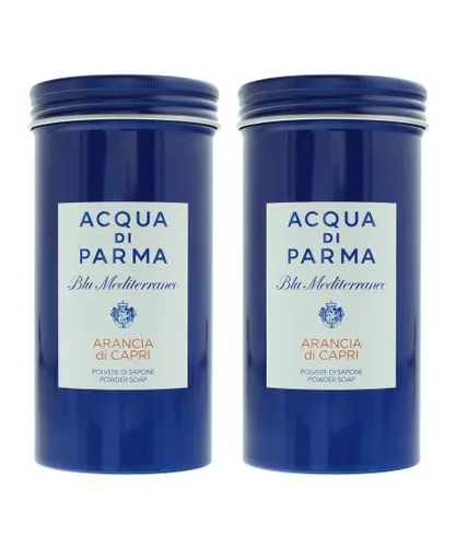 Acqua Di Parma Unisex Blu Mediterraneo Arancia Di Capri Powder Soap 70g x 2 - One Size