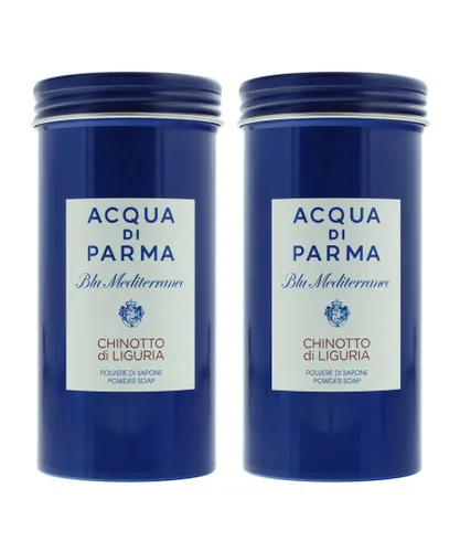 Acqua Di Parma Unisex Blu Mediterraneo Chinotto Di Liguria Powder Soap 70g x 2 - NA - One Size