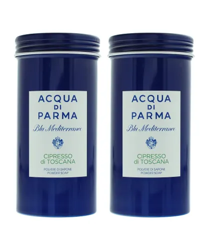 Acqua Di Parma Unisex Blu Mediterraneo Cipresso Di Toscana Powder Soap 70g x 2 - NA - One Size