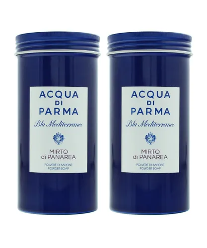 Acqua Di Parma Unisex Blu Mediterraneo Mirto Di Panarea Powder Soap 70g x 2 - NA - One Size