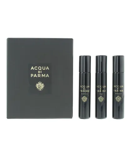 Acqua Di Parma Unisex Discovery Set Signatures Of The Sun Black Eau de Parfum 3 x 12ml - One Size