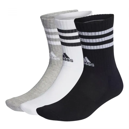 adidas 3-Stripes Cushioned Crew 3 Pairs Unisex Adult Socks