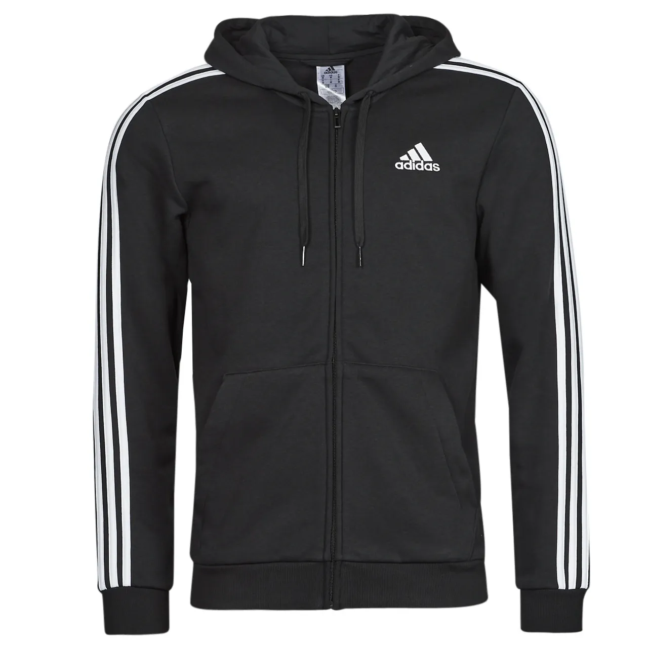 adidas  3 Stripes FL FULL ZIP HD  men's Tracksuit jacket in Black