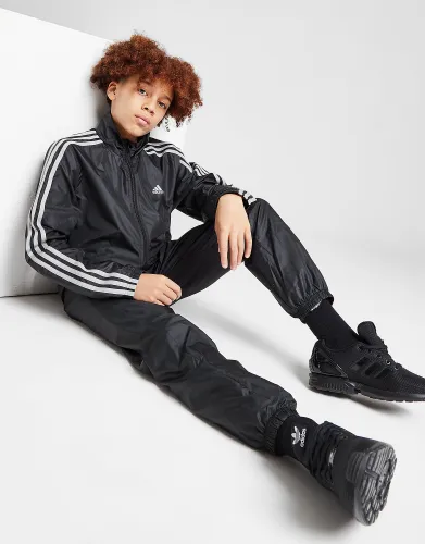 adidas 3-Stripes Woven Tracksuit Junior - Black