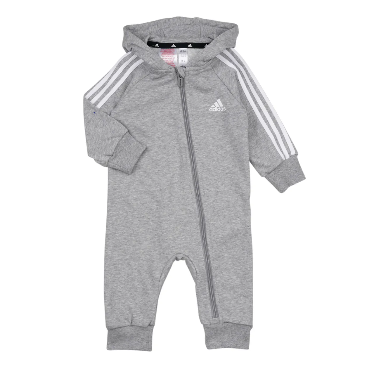 adidas  3S FT ONESIE  boys's Children's Jumpsuit in Grey