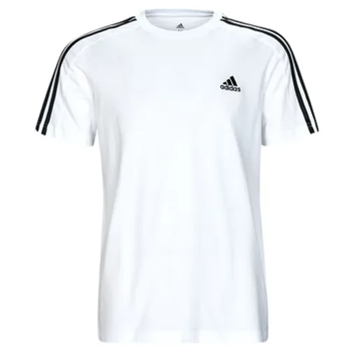 adidas  3S SJ T  men's T shirt in White