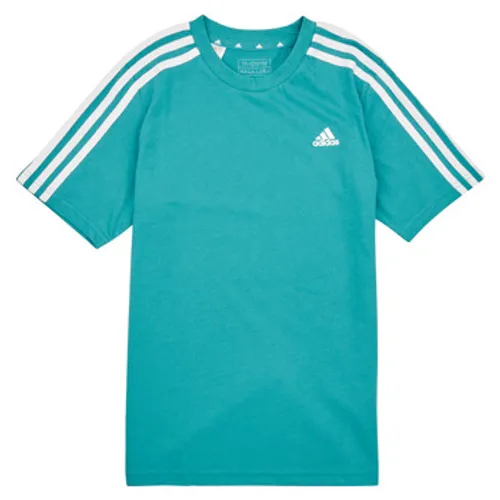 adidas  3S TEE  boys's Children's T shirt in Multicolour