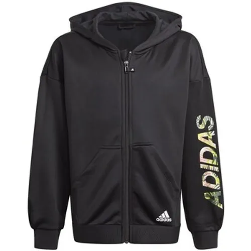 adidas  3STRIPES Team  girls's Children's Sweatshirt in Black