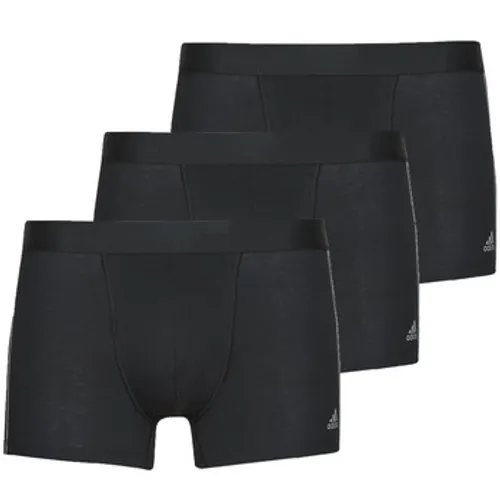 adidas  ACTIVE FLEX COTTON 3 STRIPES PACK X3  men's Boxer shorts in Black