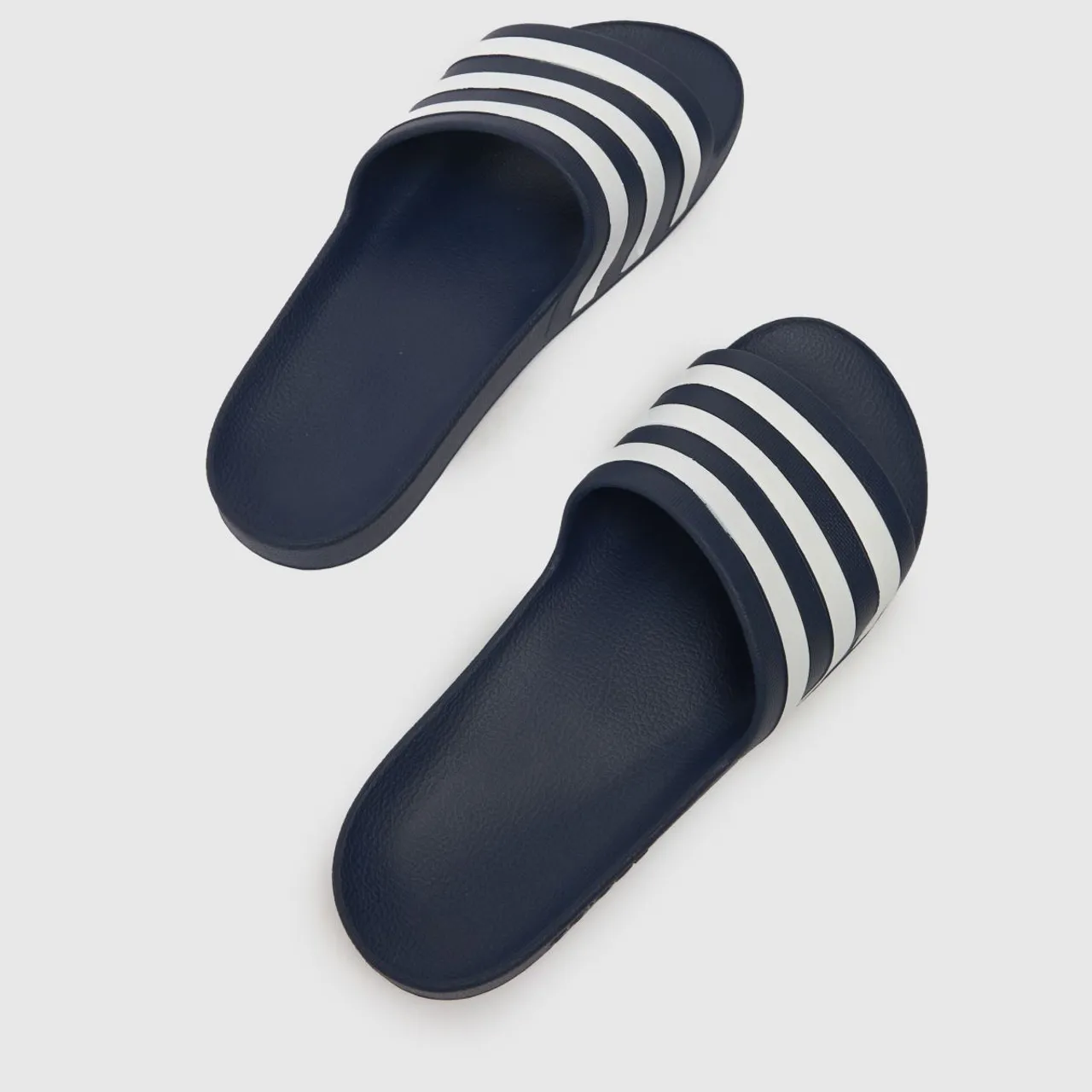Adidas Adilette Aqua Sandals In Navy