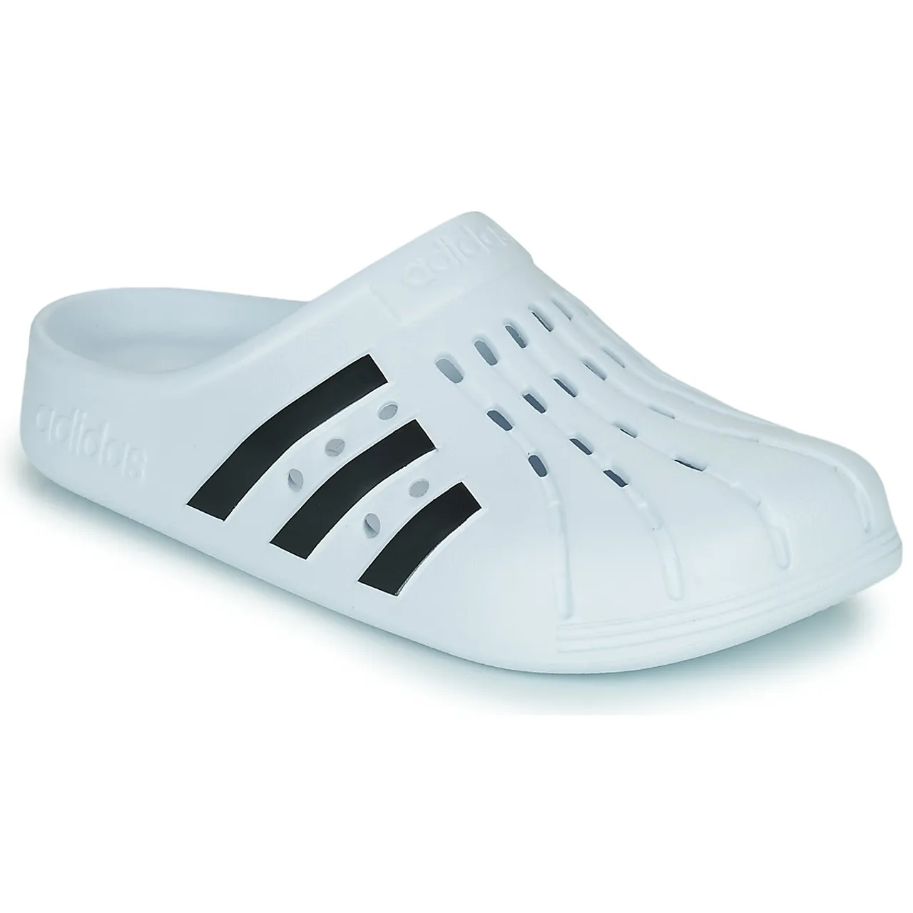 adidas  ADILETTE CLOG  women's Clogs (Shoes) in White