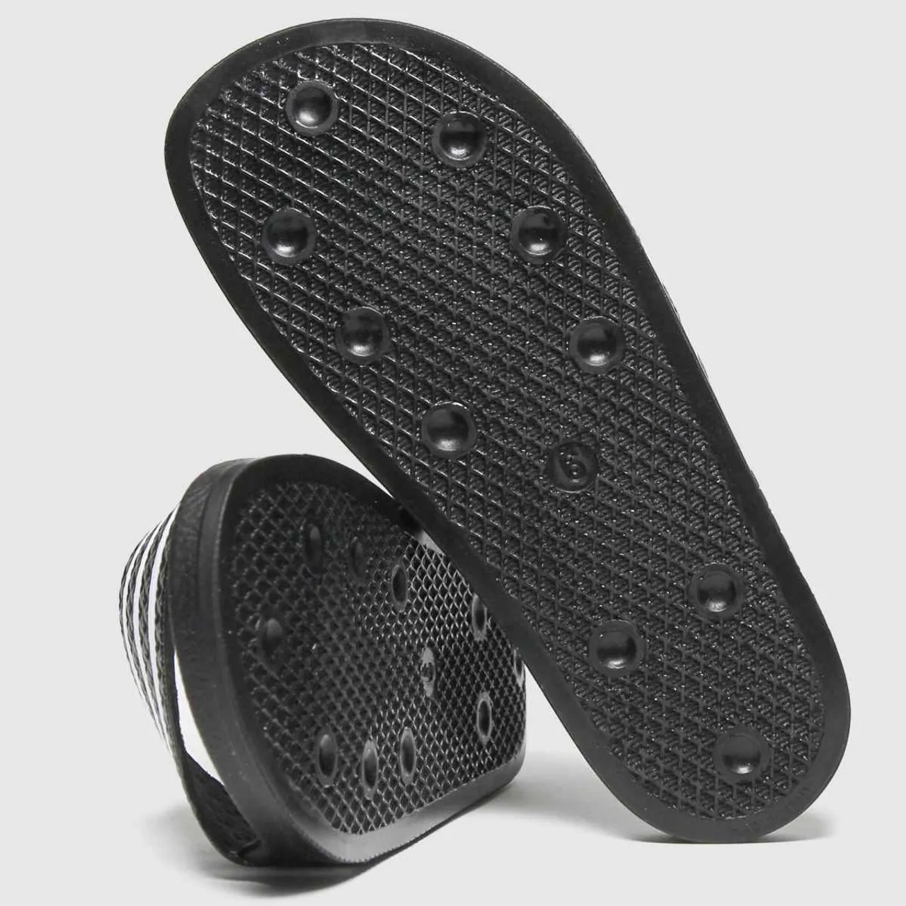 Adidas Adilette Sandals In Black & White