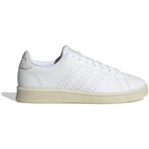 adidas  Advantage  boys's Children's Shoes (Trainers) in White