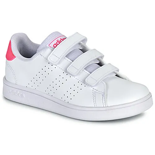 adidas  ADVANTAGE CF C  girls's Children's Shoes (Trainers) in White