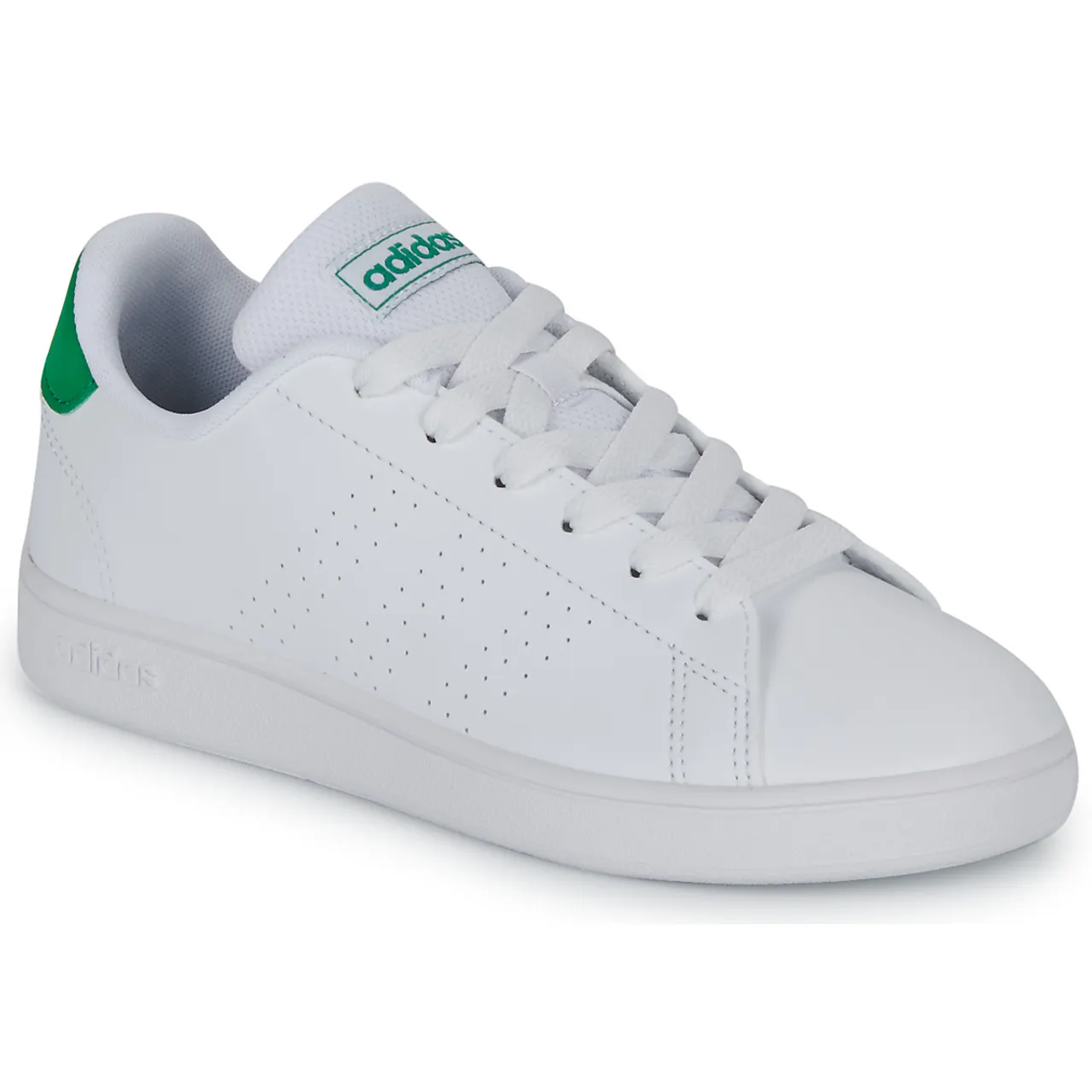adidas  ADVANTAGE K  boys's Children's Shoes (Trainers) in White