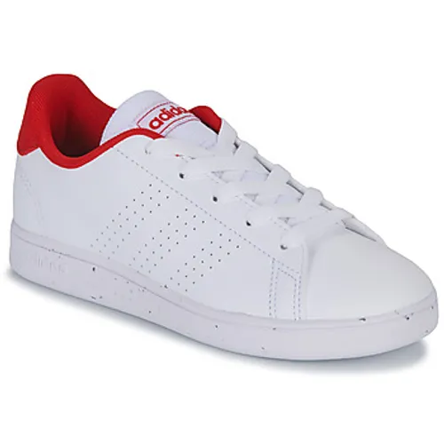 adidas  ADVANTAGE K  boys's Children's Shoes (Trainers) in White