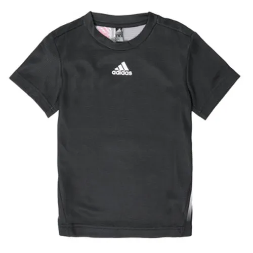 adidas  B A.R. TEE  boys's Children's T shirt in Black