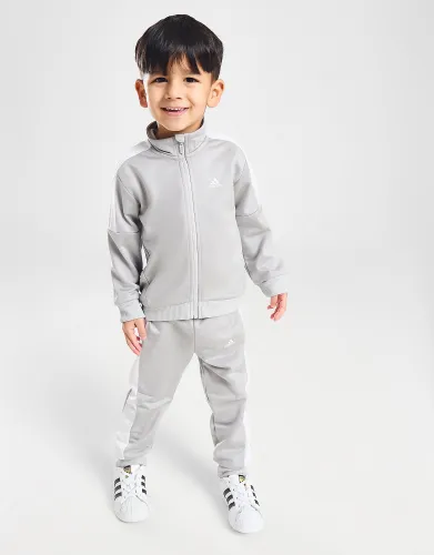 adidas Badge of Sport Poly Full Zip Tracksuit Infant - Grey