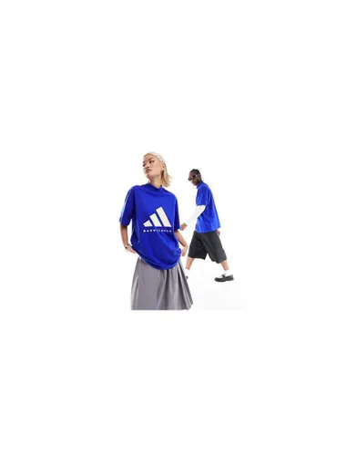 adidas Basketball T-Shirt in Blue