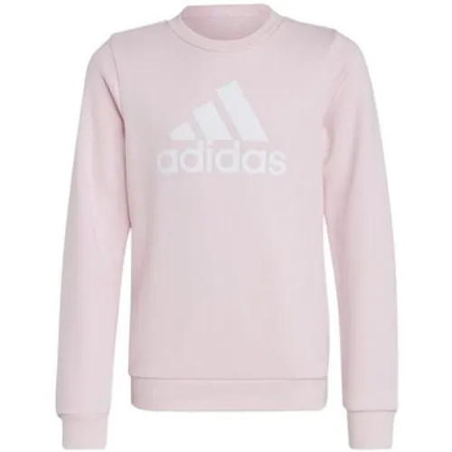adidas  Big Logo Swt JR  girls's Children's Sweatshirt in Pink