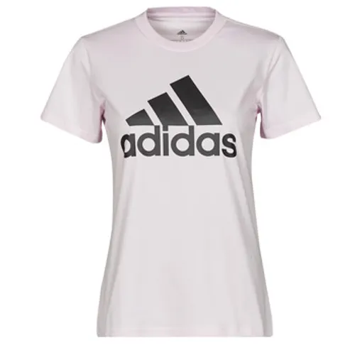 adidas  BL T-SHIRT  women's T shirt in Pink