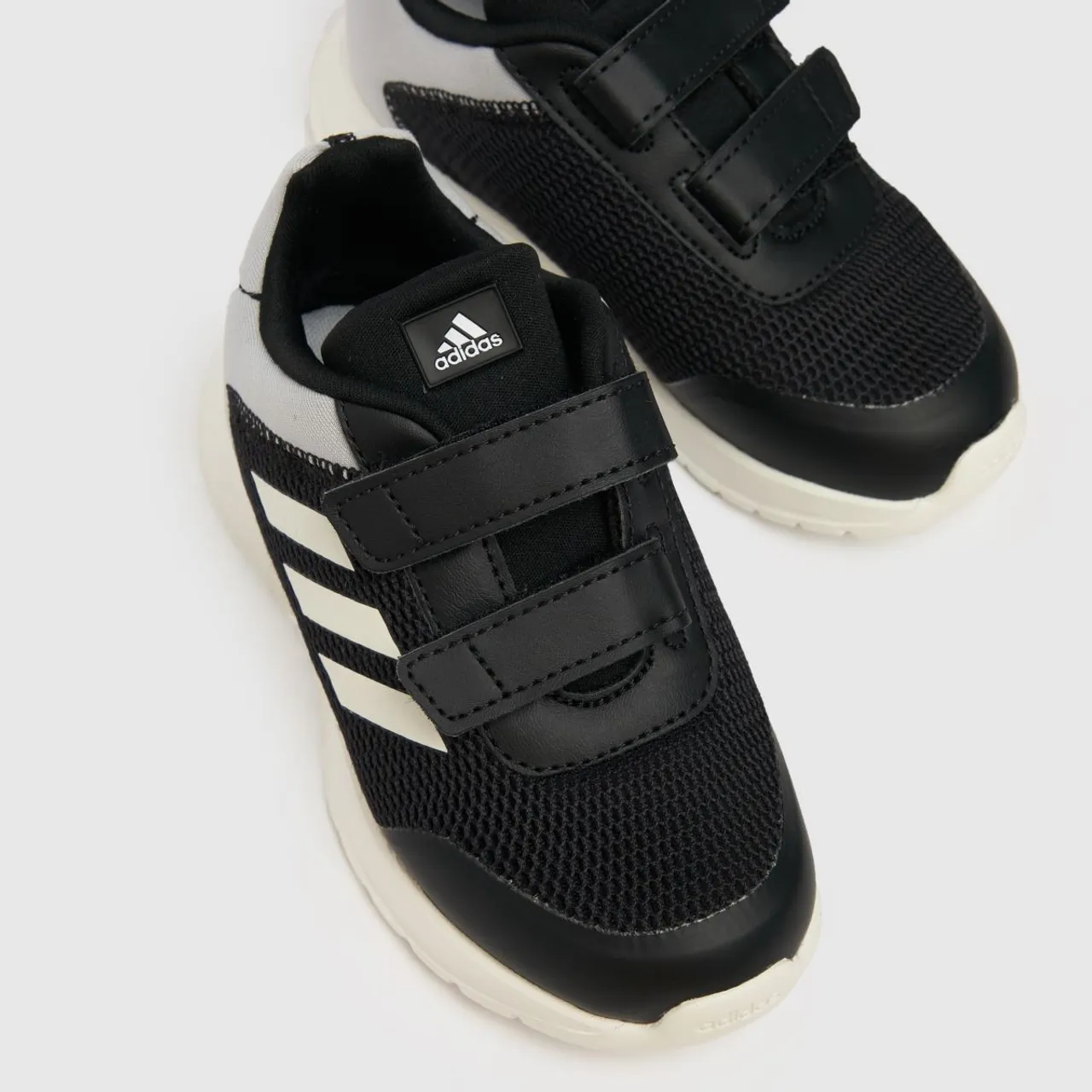 Adidas Black & Grey Tensaur Run 2.0 Boys Toddler Trainers