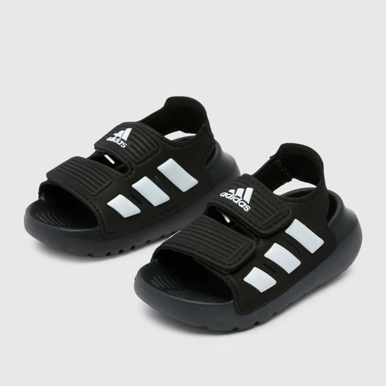 Adidas Black & White Altaswim 2.0 Toddler Sandals
