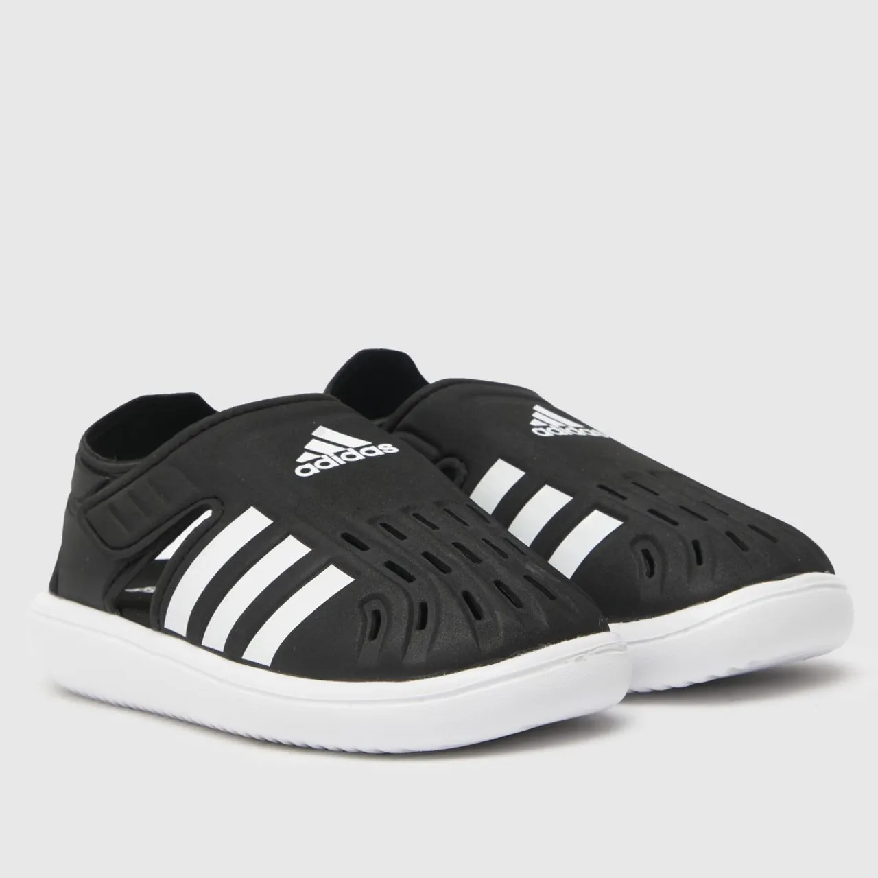 Adidas Black & White Water Sandal Toddler Sandals