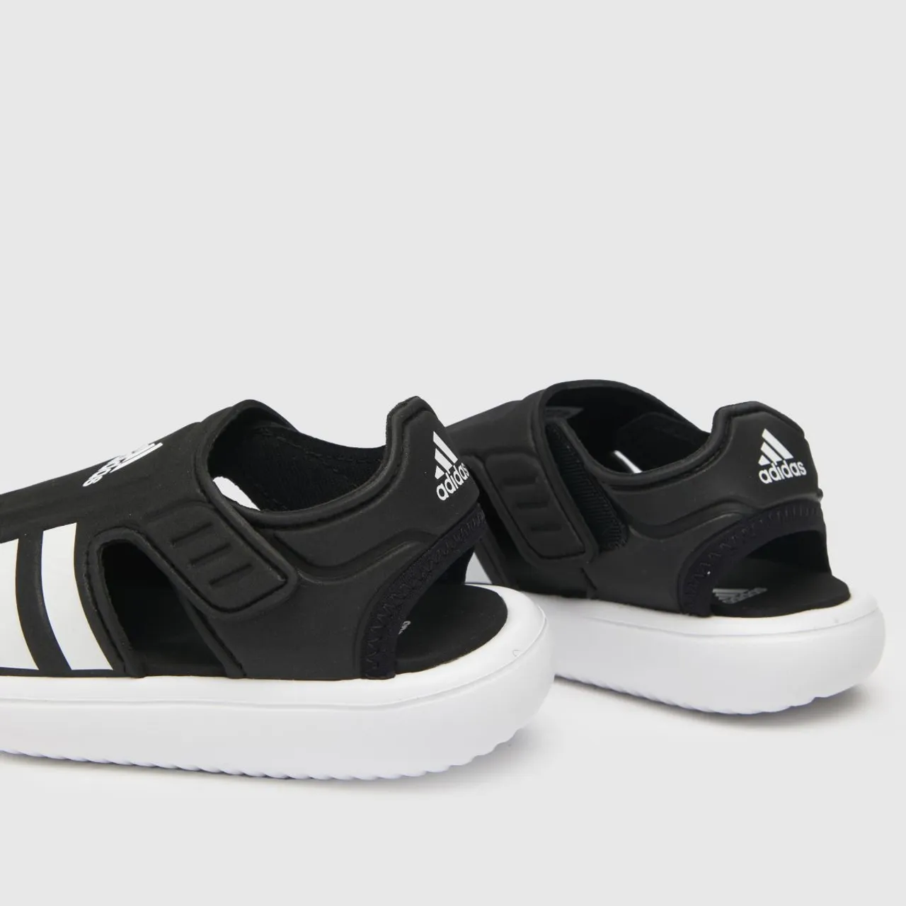 Adidas Black & White Water Sandal Toddler Sandals