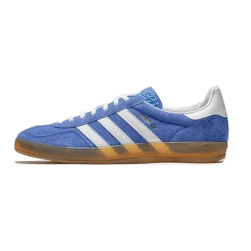 Adidas , Blue Fusion Gazelle Indoor Sneaker ,Blue female, Sizes: