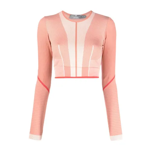 Adidas by Stella McCartney , Asmc TST Crop T ,Pink female, Sizes: