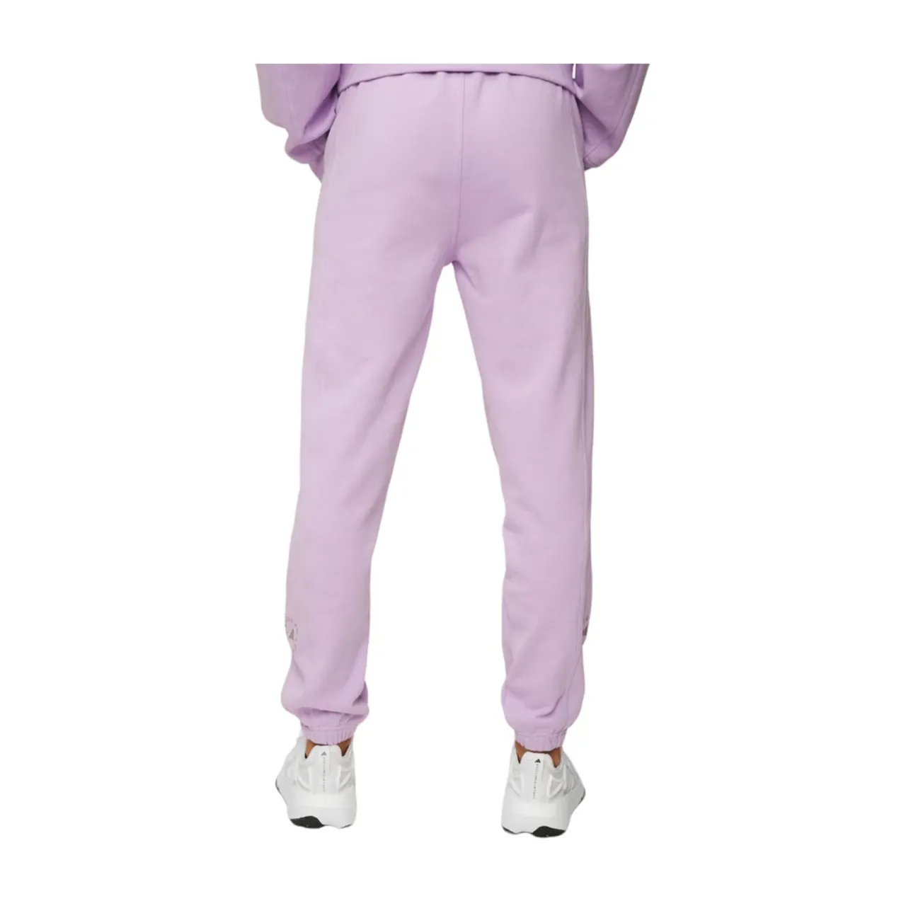 Adidas by Stella McCartney , Cotton Sweatpants, Regular Fit, Elastic Waistband ,Purple female, Sizes: