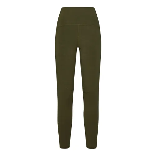 Adidas by Stella McCartney , Green Stella McCartney Trousers with Elasticated Waistband ,Green female, Sizes: