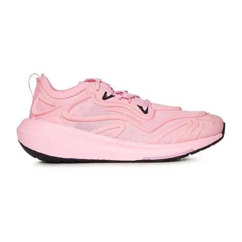 Adidas by Stella McCartney , Pink Sneakers with Front Lacing and Mesh Upper ,Pink female, Sizes:
