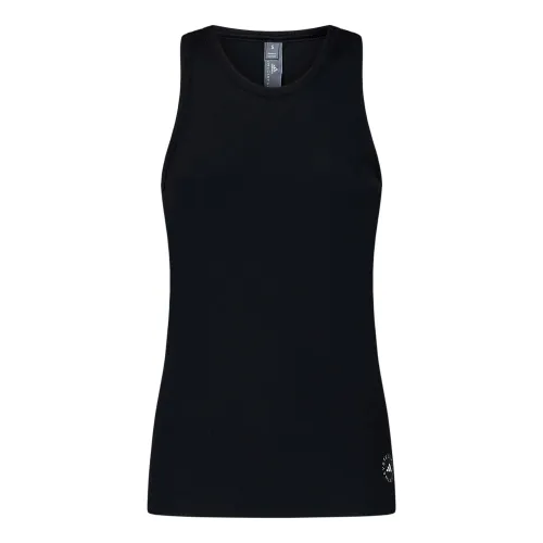 Adidas by Stella McCartney , Stylish Sleeveless Top for Workouts ,Black female, Sizes: