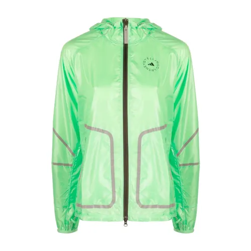 Adidas by Stella McCartney , Stylish Training Jacket for Women ,Green female, Sizes: