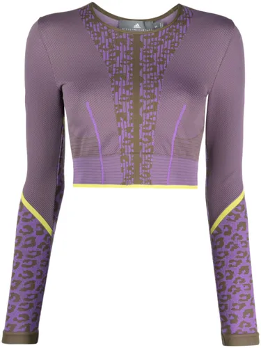 adidas by Stella McCartney TrueStrength seamless yoga top - Purple