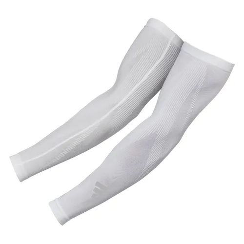 adidas Compression Arm Sleeves - White - L/XL