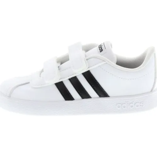 adidas  Court Velcro  girls's Children's Shoes (Trainers) in White