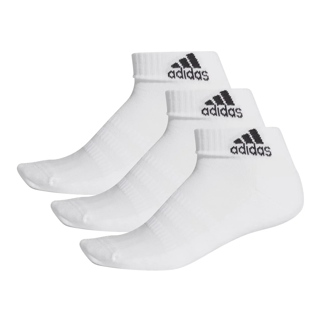 Adidas Cush Ank 3PP Socks - White/White/White