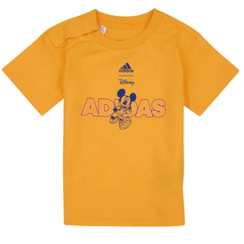 adidas  DY MM T  boys's Children's T shirt in Yellow