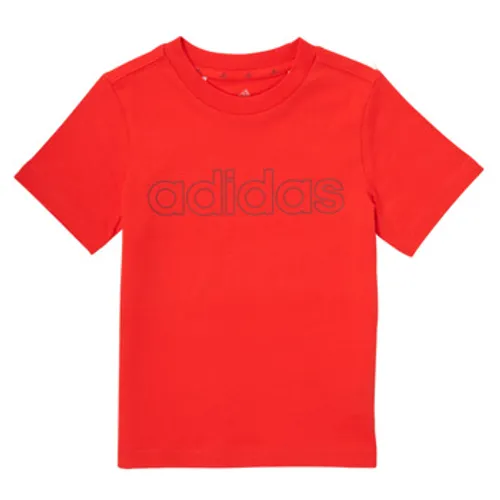 adidas  ELORRI  boys's Children's T shirt in Red