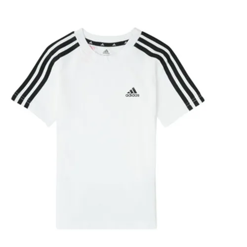 adidas  EMBARKA  boys's Children's T shirt in White
