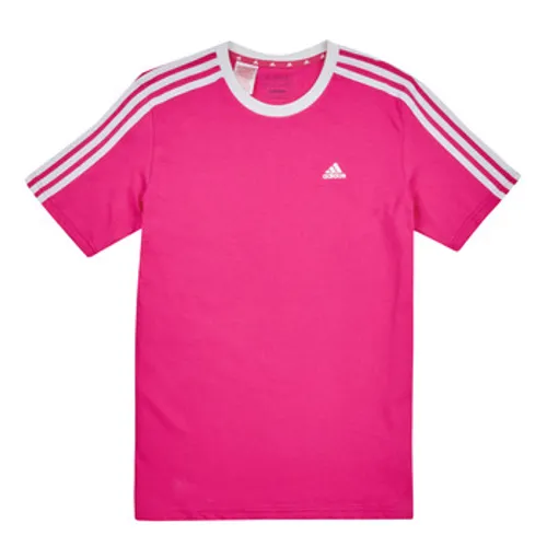 adidas  ESS 3S BF T  girls's Children's T shirt in Pink
