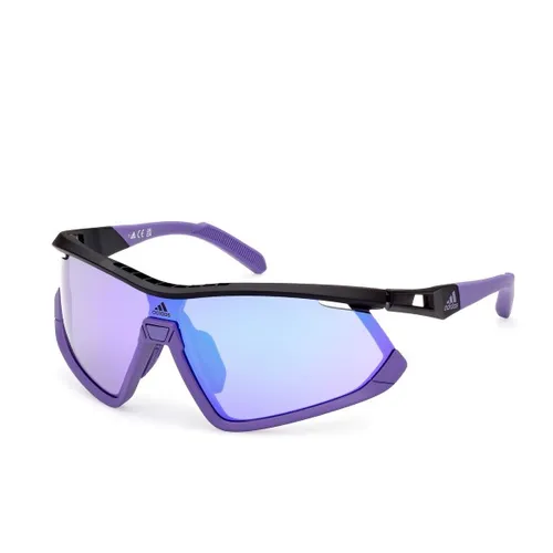 adidas eyewear - SP0055 Mirror Cat. 2 + Spare Lens Cat. 0 - Cycling glasses purple